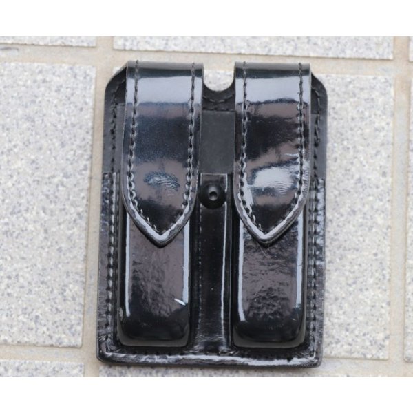 画像1: 米法執行機関放出サファリランド77デューティダブルピストルマガジンポーチ ベレッタM92・S&W M59用