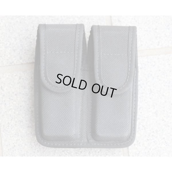 画像1: 米法執行機関放出ビアンキ7302? 8002?デューティダブルピストルマガジンポーチ