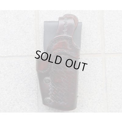 画像1: 米法執行機関放出スタリオンS100Jヒップホルスター グロック17用 茶