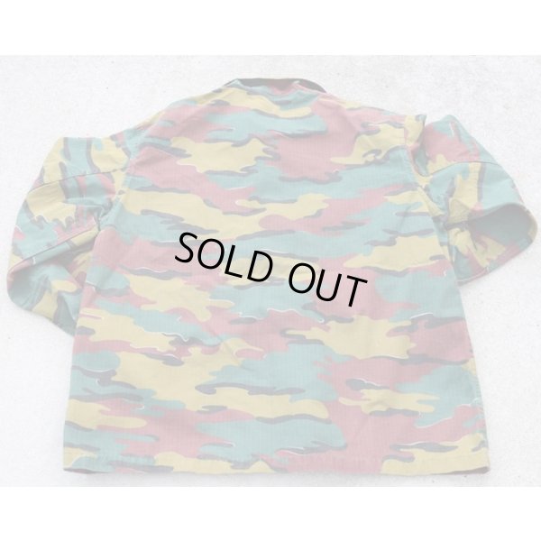 画像2: ベルギー軍 戦闘服ジャケット ジグソー迷彩LARGE-SHORT