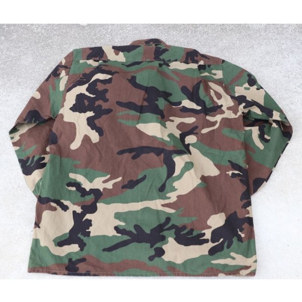 画像2: クロアチア軍 戦闘服シャツ ウッドランド迷彩サイズ40