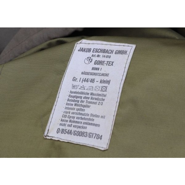 画像3: ドイツ連邦軍(西ドイツ軍)ゴアテックスパーカーOD 44/46