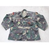 フィリピン軍 戦闘服ジャケットDPM迷彩 陸軍第1スカウトレンジャー連隊用フルパッチ品
