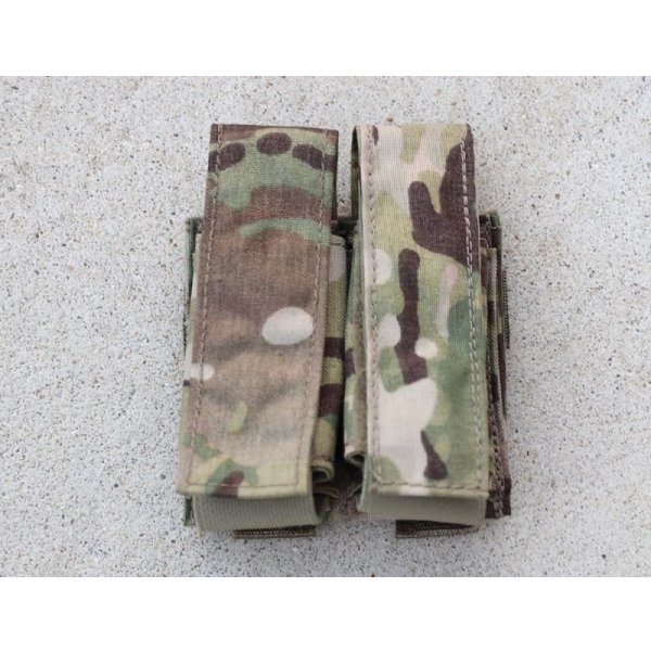 画像1: LBT-9033Bダブル40mmグレネードポーチMULTICAM迷彩(500Dナイロン製)新品