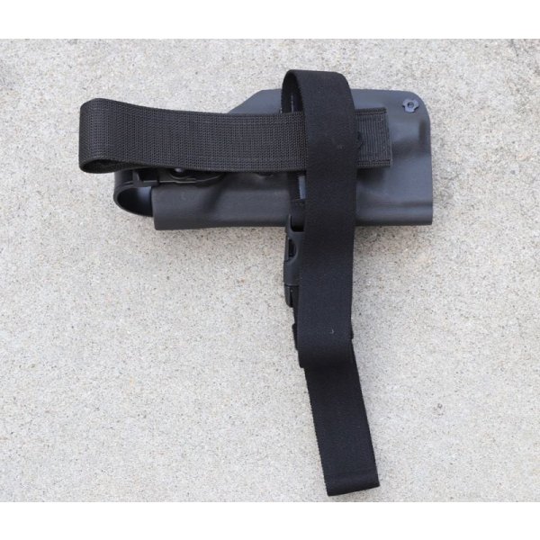 画像2: サファリランド6005レッグホルスター初期型 黒シュアファイア3Vライト付きベレッタM92用 新品