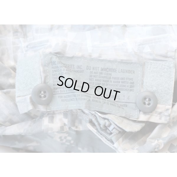 画像5: 米軍レインパーカーUCP迷彩(ACU迷彩)X-SMALL