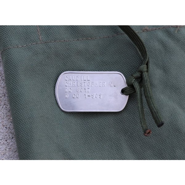 画像3: 米軍ナイロン製ダッフルバッグ第82空挺師団第505歩兵連隊第1大隊D中隊使用品