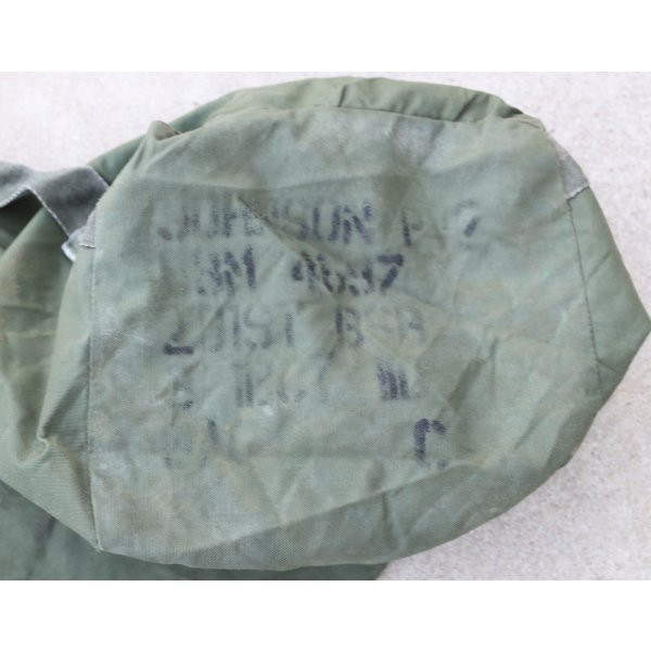 画像3: 米軍ナイロン製ダッフルバッグ第1歩兵師団第201旅団支援大隊使用品
