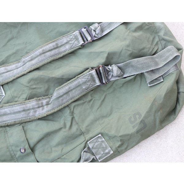 画像5: 米軍ナイロン製ダッフルバッグ第1歩兵師団第201旅団支援大隊使用品