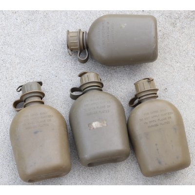 画像6: 米軍1QTキャンティーン初期型ガスマスク対応キャップ付き