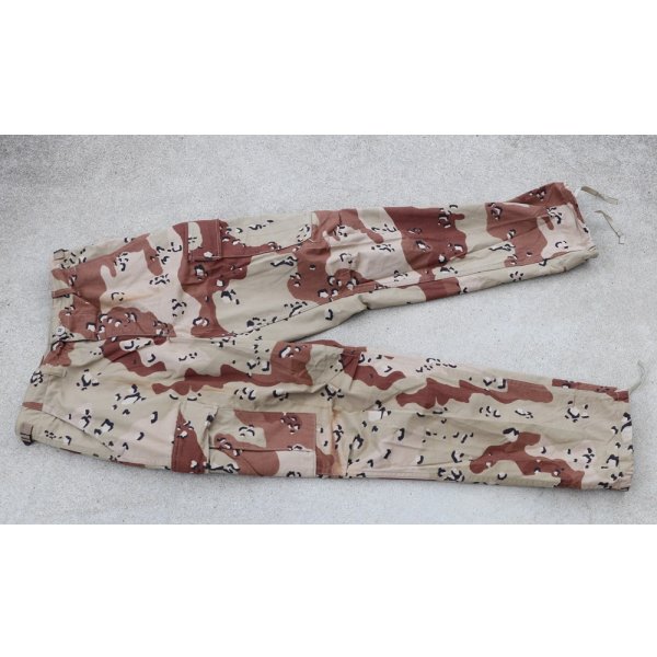 画像1: 米軍DBDU(6Cデザート迷彩BDU)パンツ後期型SMALL-SHORT新品