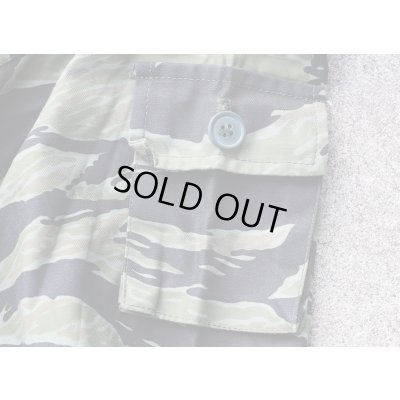 画像5: メーカー不明米軍・南ベトナム軍レプリカ品 戦闘服シャツ タイガーストライプ迷彩 新品