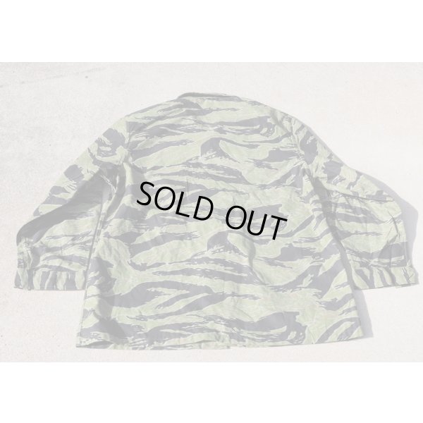 画像2: メーカー不明米軍・南ベトナム軍レプリカ品 戦闘服シャツ タイガーストライプ迷彩 新品