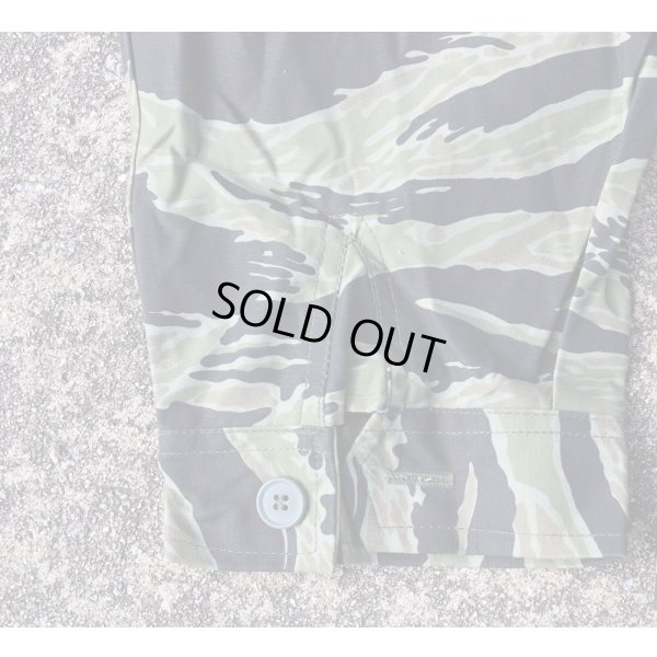 画像6: メーカー不明米軍・南ベトナム軍レプリカ品 戦闘服シャツ タイガーストライプ迷彩 新品