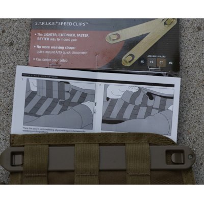 画像4: ブラックホークSTRIKEダブルオープントップマガジンポーチCT(コヨーテタン)スピードクリップタイプ新品
