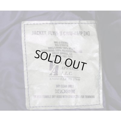 画像5: バレーアパレルCWU-45/Pフライトジャケット紺X-SMALL新品