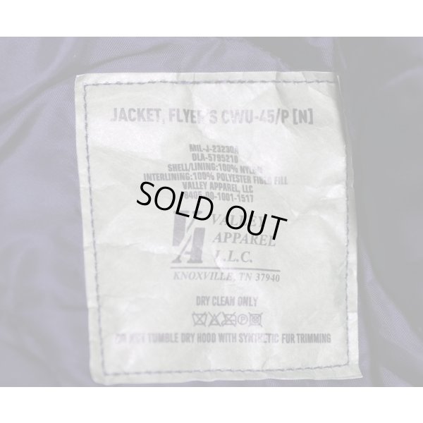 画像5: バレーアパレルCWU-45/Pフライトジャケット紺X-SMALL新品