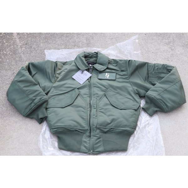 画像1: バレーアパレルCWU-45/PフライトジャケットOD X-SMALL新品