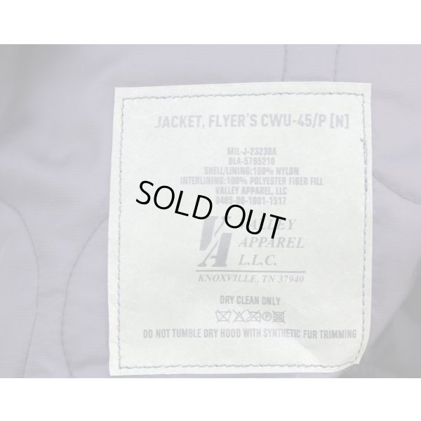 画像6: バレーアパレルCWU-45/Pフライトジャケット黒X-SMALL新品