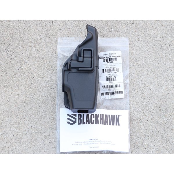 画像1: ブラックホークSERPA LEVEL2ヒップホルスター黒X26テイザーガン用 新品