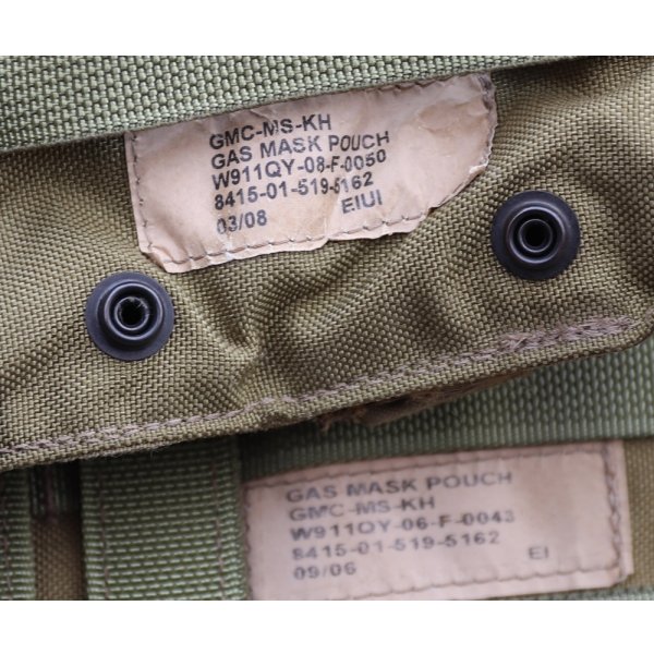 画像4: 米軍イーグルSFLCSガスマスクポーチ カーキ新品