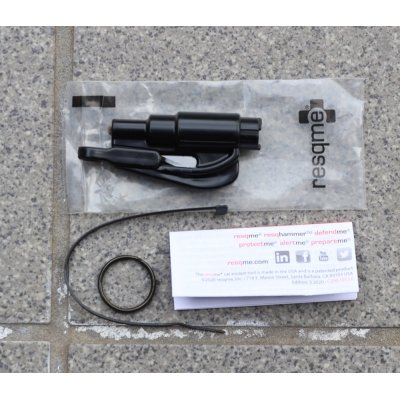 画像2: レスキューミー自動車用緊急脱出ルール黒 新品