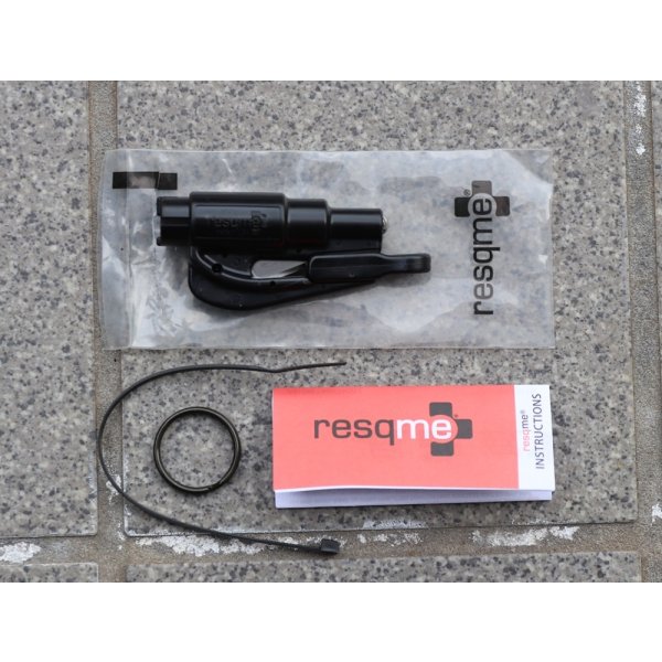 画像1: レスキューミー自動車用緊急脱出ルール黒 新品