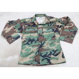 米軍放出カスタム ウッドランド迷彩BDUジャケットSMALL-REGULAR新品