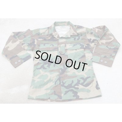 画像1: 米軍放出カスタム ウッドランド迷彩BDUジャケットSMALL-REGULAR新品