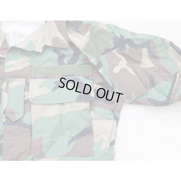 画像6: 米軍放出カスタム ウッドランド迷彩BDUジャケットSMALL-REGULAR新品