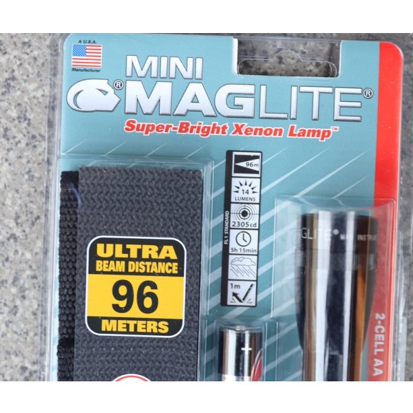 画像4: ミニマグライト2AA黒 新品