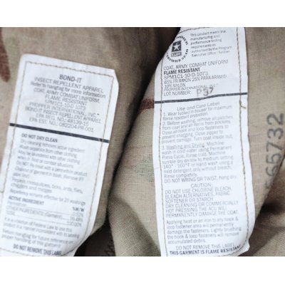 画像5: 米軍 米陸軍FR-ACUジャケットOEFCP迷彩(MULTICAM)LARGE-REGULAR新品