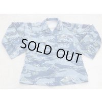 米軍 試作品 米空軍女性用ジャケット ブルータイガーストライプ迷彩4R