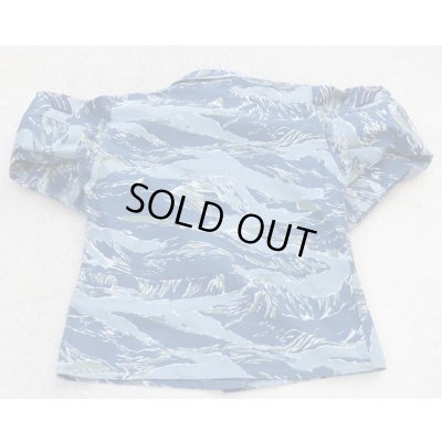 画像2: 米軍 試作品 米空軍女性用ジャケット ブルータイガーストライプ迷彩4R