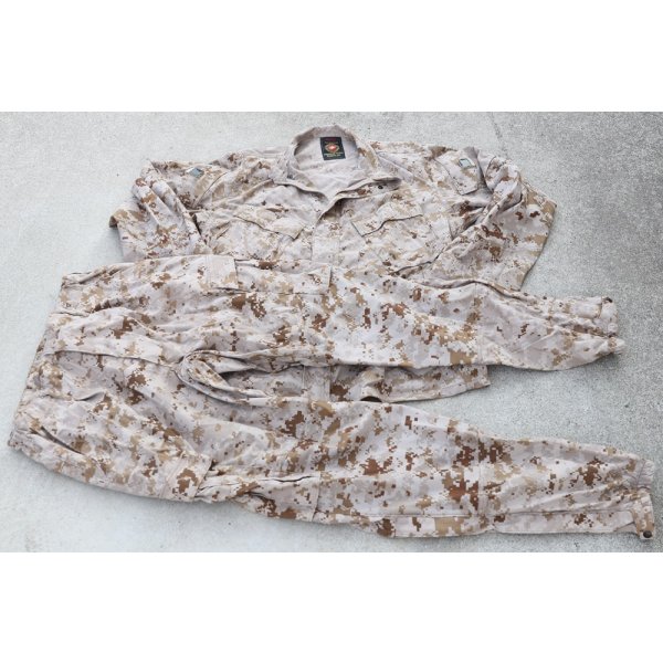 画像1: 米軍 米海兵隊 試作品マウンテンMCCUUソフトシェル上下セット デザートMARPAT迷彩 新品