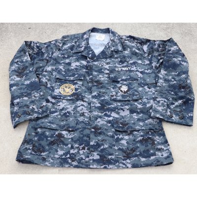 画像1: 米軍 米海軍 試作品NWU-DジャケットLARGE-REGULAR新品?