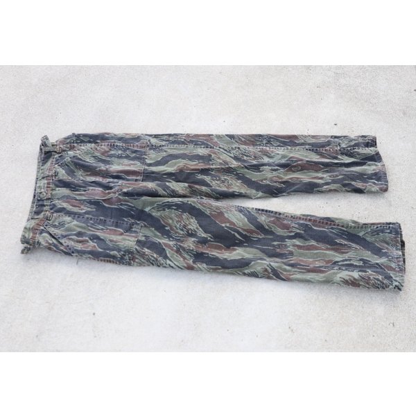 画像1: レンジャー ハンティングパンツ バーティカルタイガーストライプ迷彩SMALL