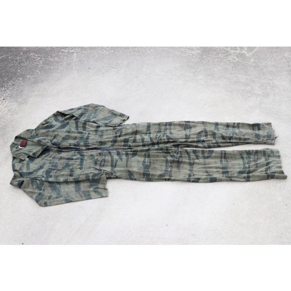 画像1: レンジャー カバーオール タイガーストライプ迷彩MEDIUM