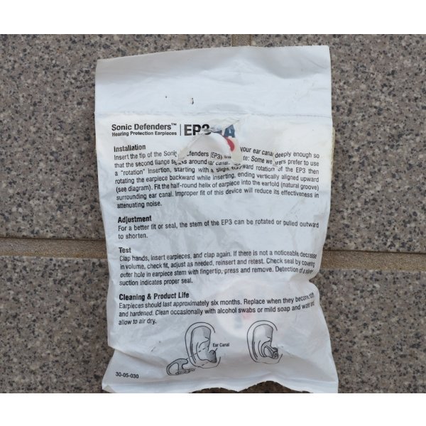 画像4: 米軍放出シュアファイアEP3イヤープラグLARGE新品