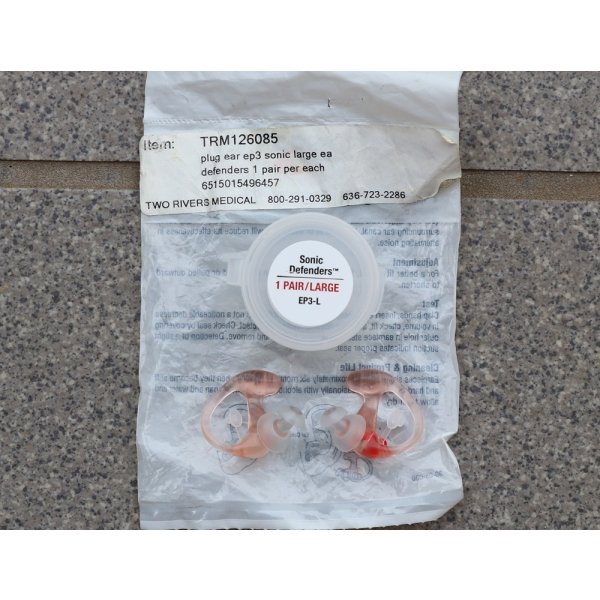 画像1: 米軍放出シュアファイアEP3イヤープラグLARGE新品