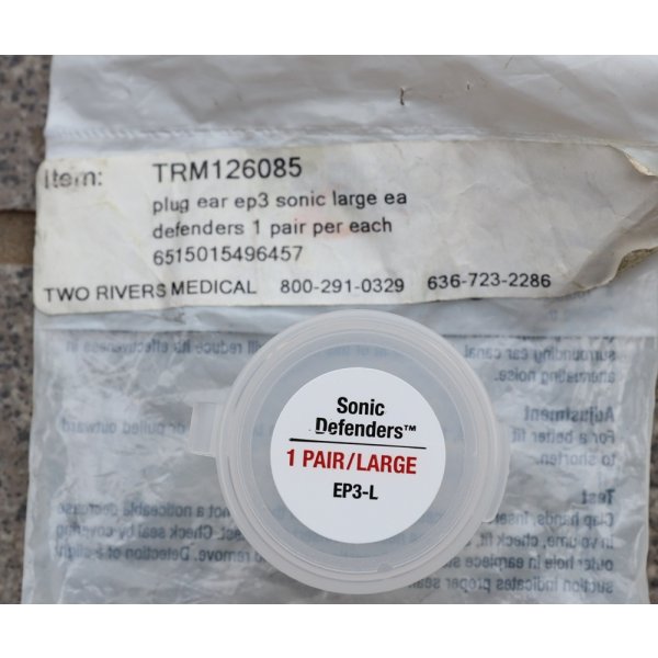 画像3: 米軍放出シュアファイアEP3イヤープラグLARGE新品