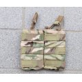 米軍放出ハイグラウンドギア ダブルオープントップマガジンポーチMULTICAM迷彩