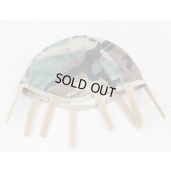 画像1: 米軍放出LBT-2286Bヘルメットカバー ウッドランド/3Cデザート(リバーシブル)SMALL/MEDIUM