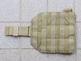  米軍イーグルMLCSレッグパネル黒ファスロット カーキ