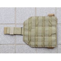  米軍イーグルMLCSレッグパネル黒ファスロット カーキ