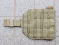  米軍イーグルMLCSレッグパネル黒ファスロット カーキ