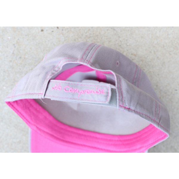 画像3: H&K製HKキャップ灰Xピンク新品