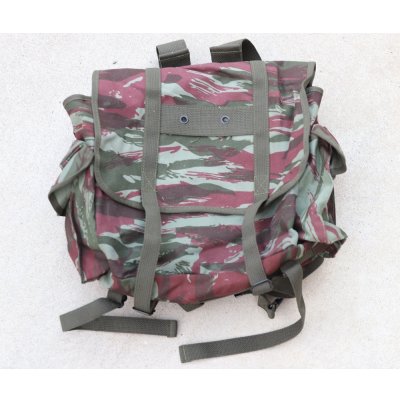 画像1: モロッコ軍? フランス軍mle55型ミュゼットパック リザード迷彩 新品