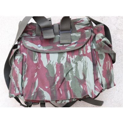 画像4: モロッコ軍? フランス軍mle55型ミュゼットバッグ リザード迷彩 新品