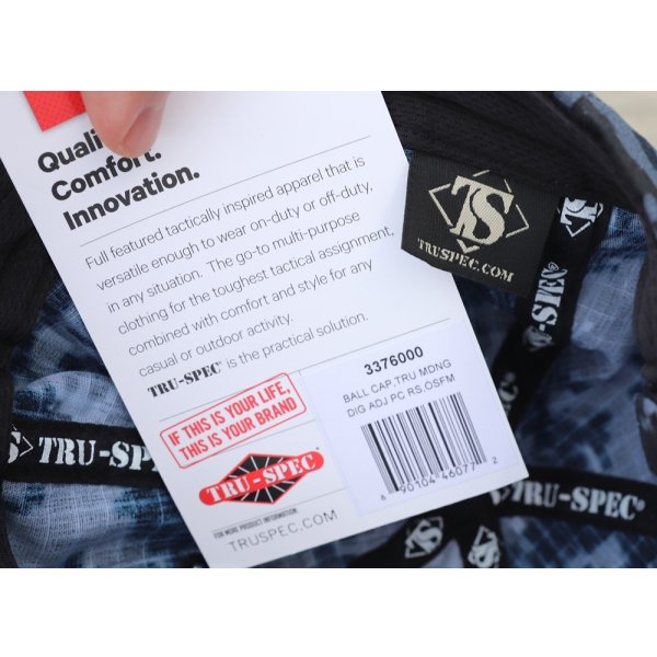 画像5: TRU-SPEC ベースボールキャップ ミッドナイトデジタル迷彩 新品